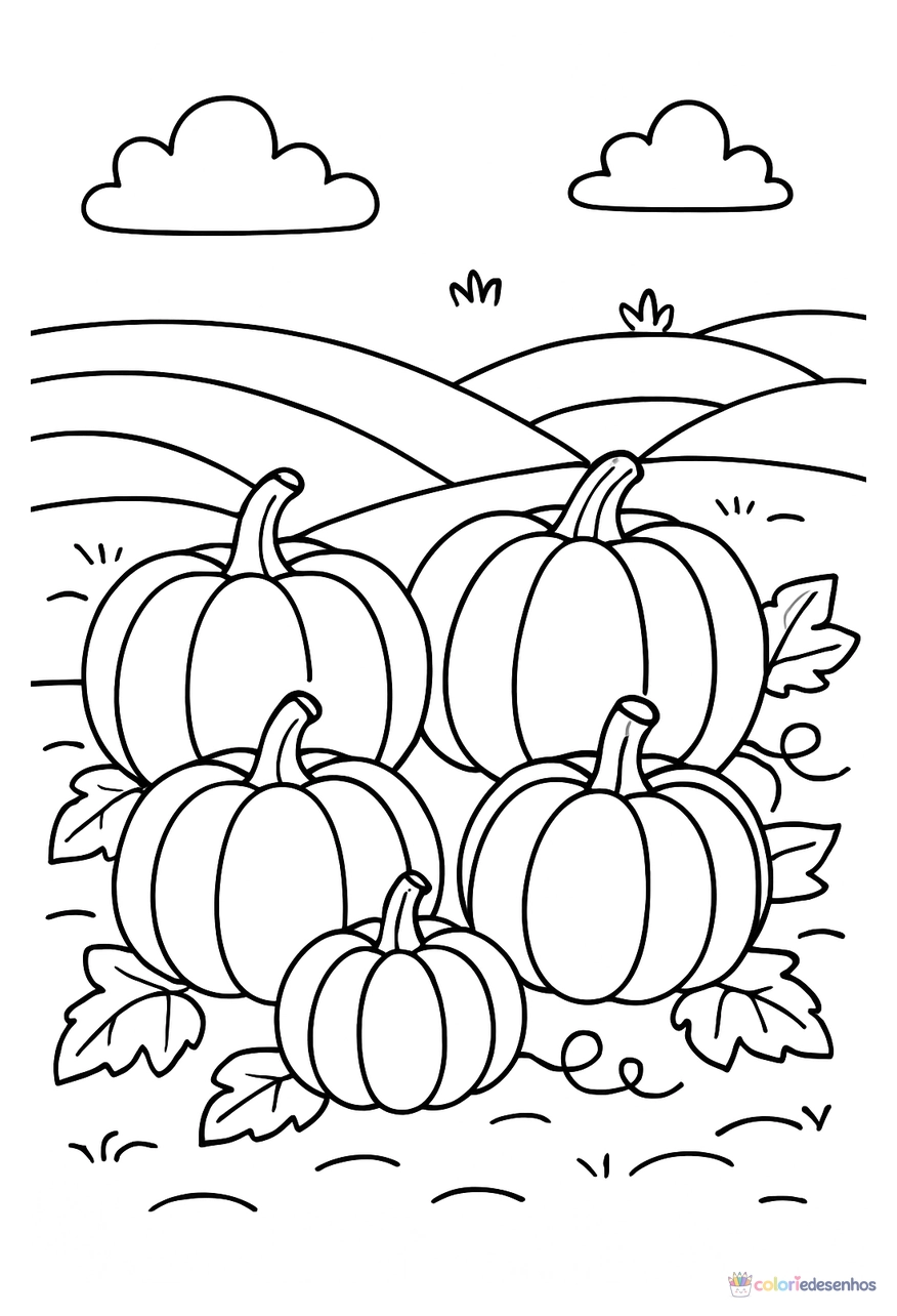 Halloween para colorir