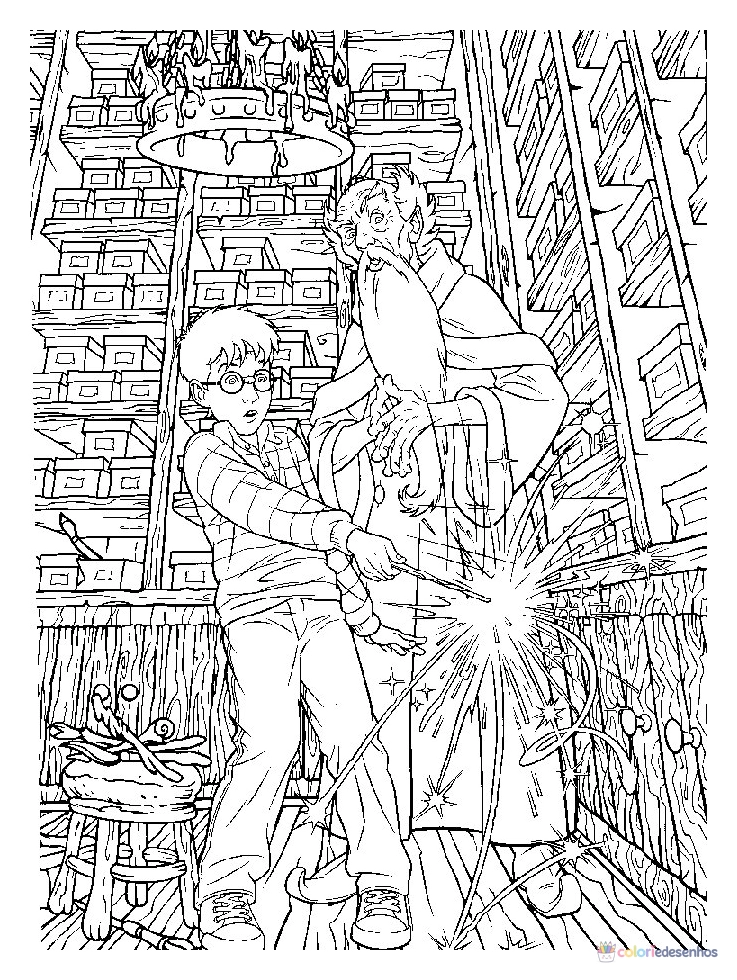 Harry Potter para colorir