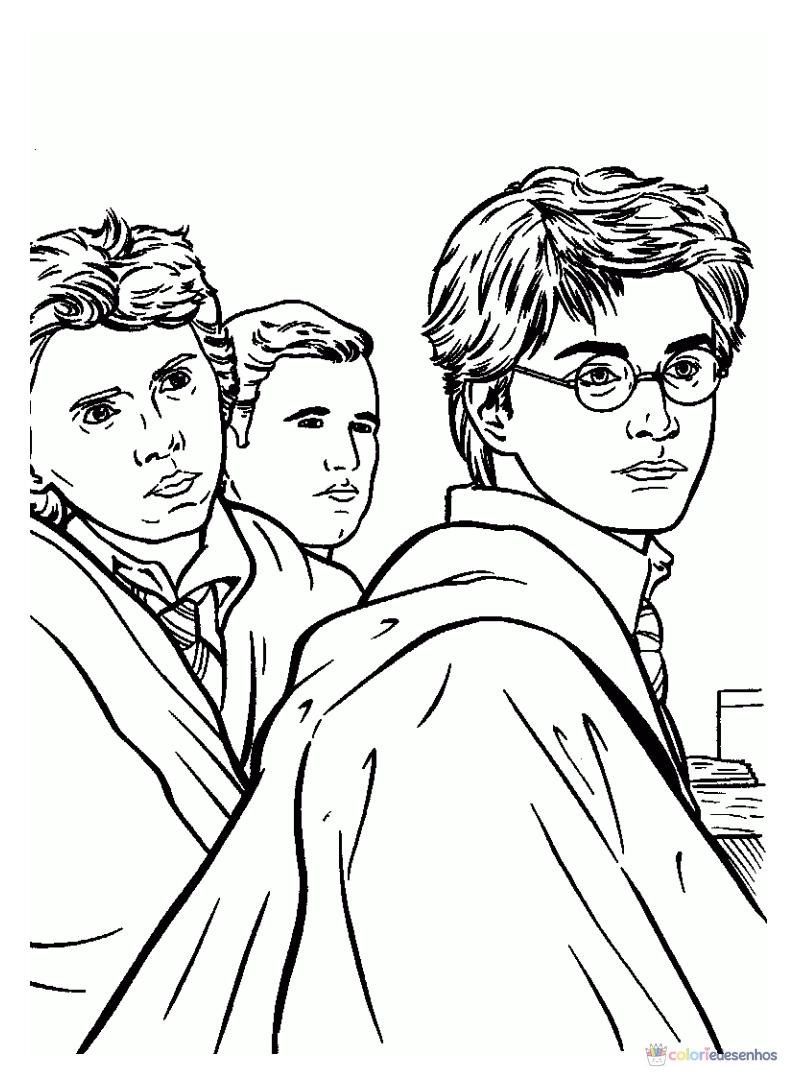 Herry Potter para colorir