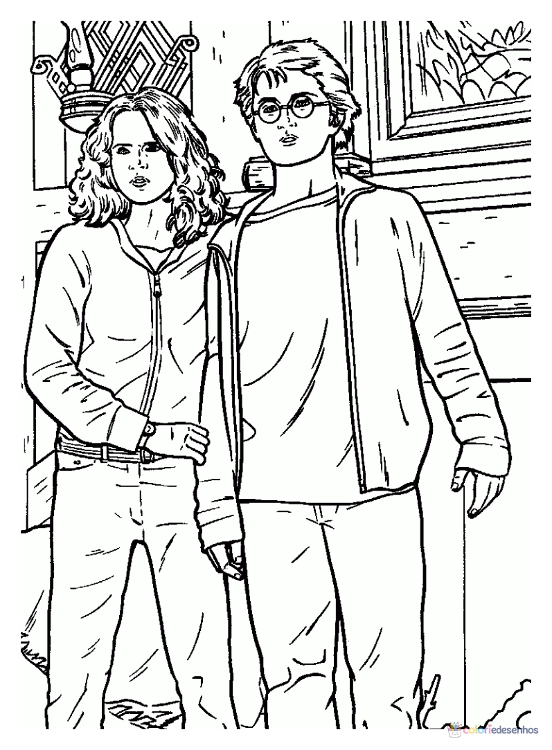 Herry Potter para colorir