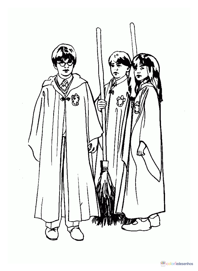Harry Potter para colorir