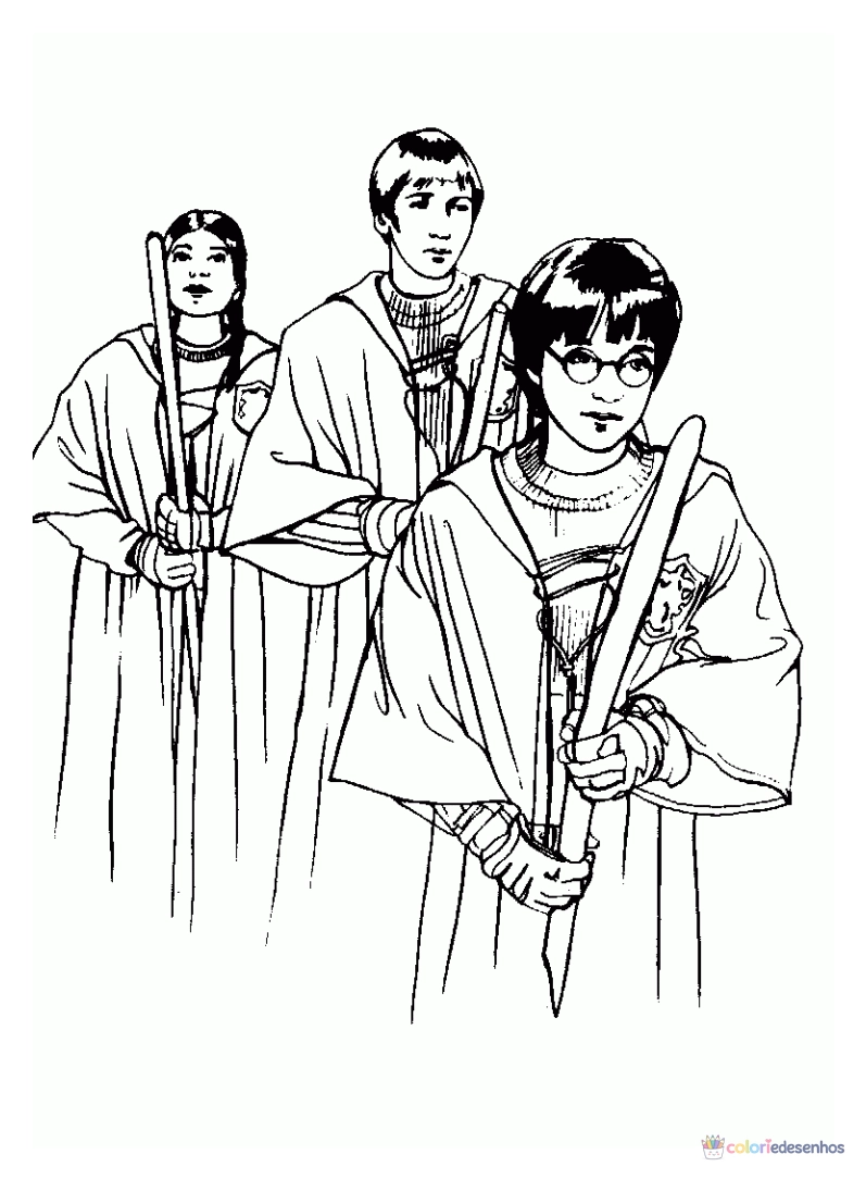 Harry Potter para colorir