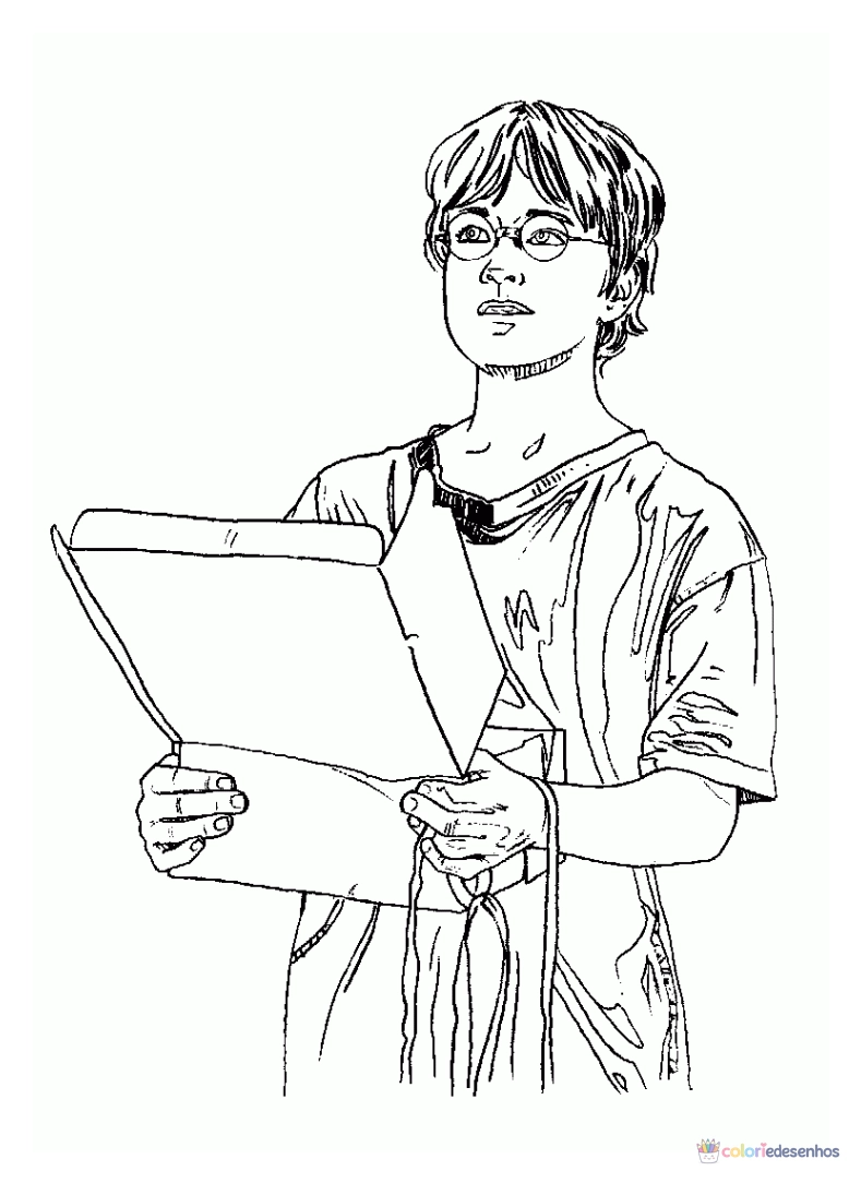 Harry Potter para colorir