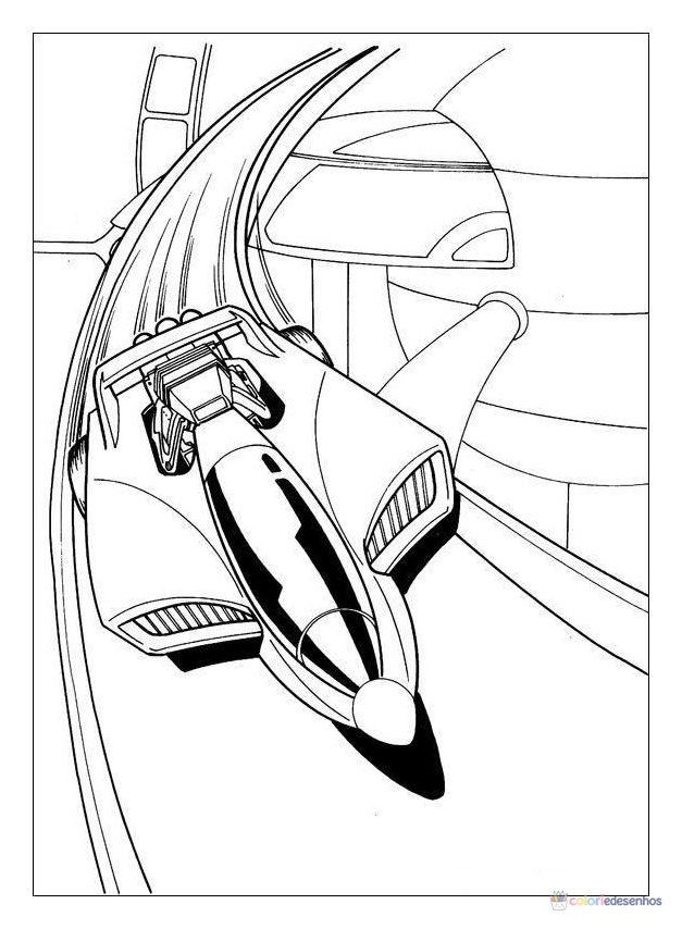 Hot Wheels para colorir
