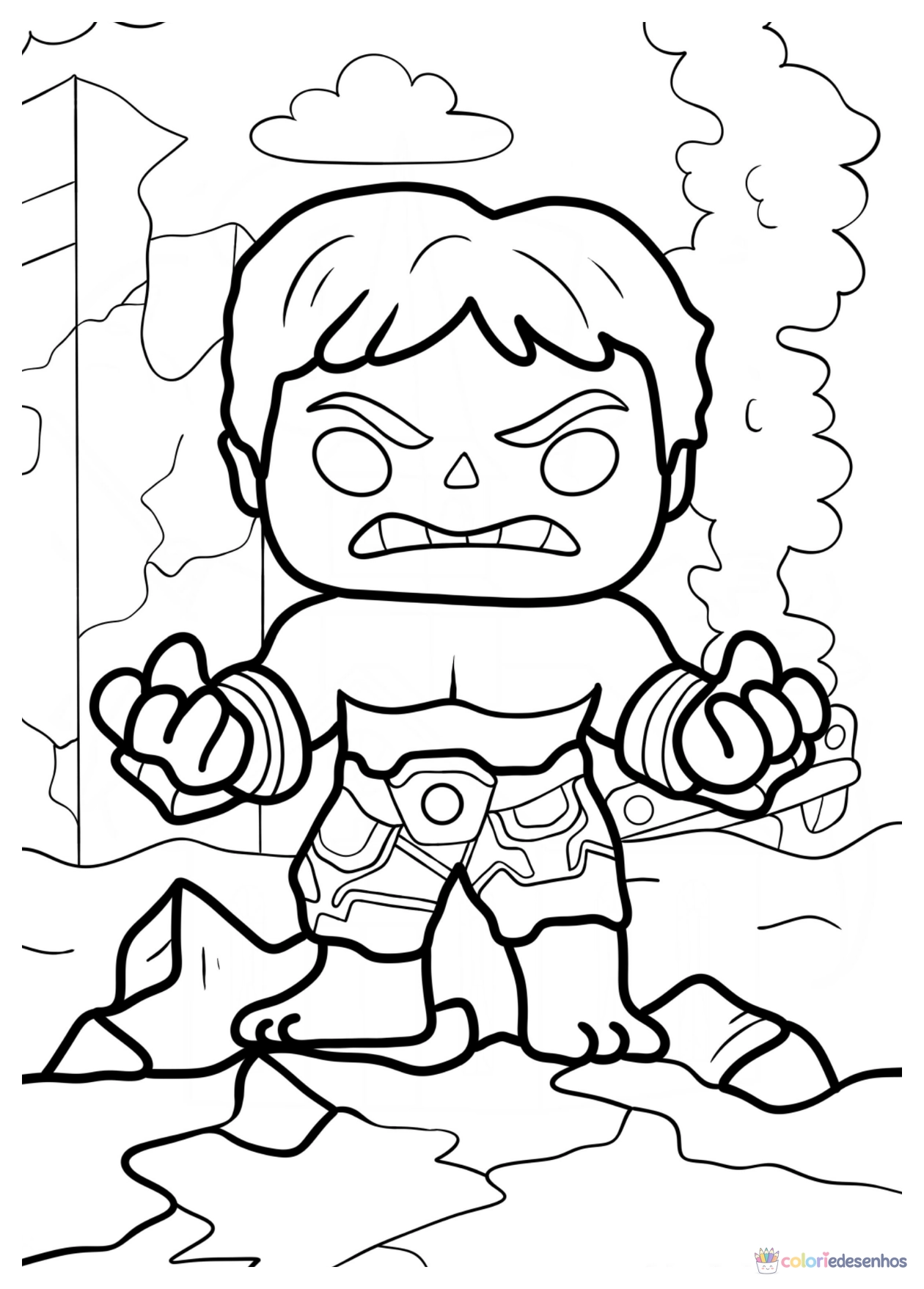 Funko Pop para imprimir e colorir para colorir