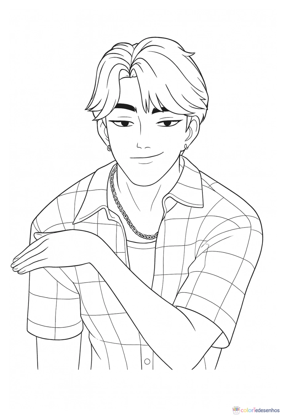 Huntrix K-Pop para colorir