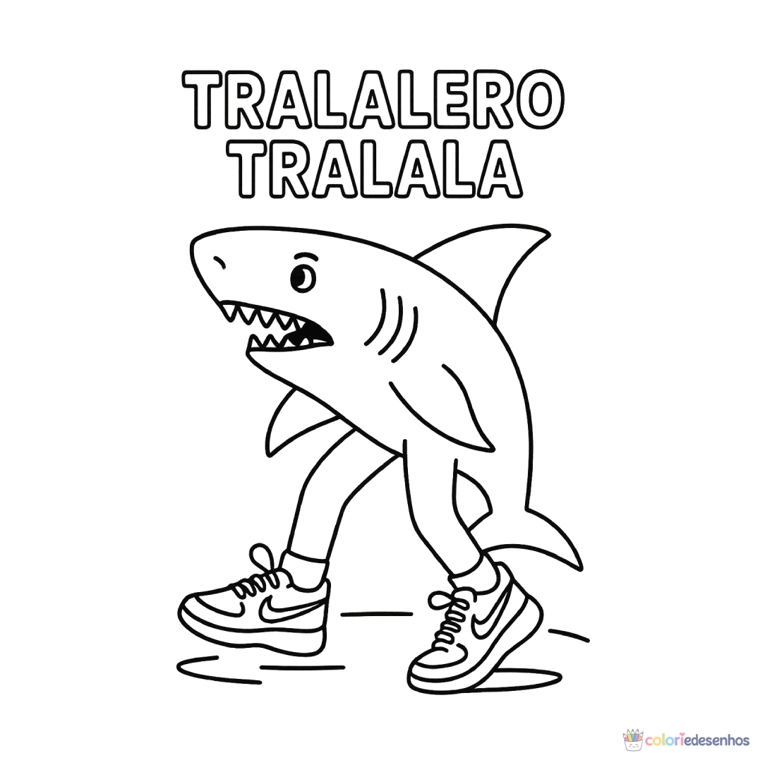Italia Brainrot para colorir
