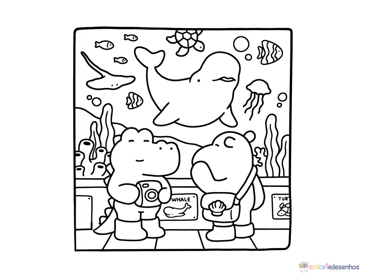 Desenho de Cute & Comfy para imprimir e colorir para colorir