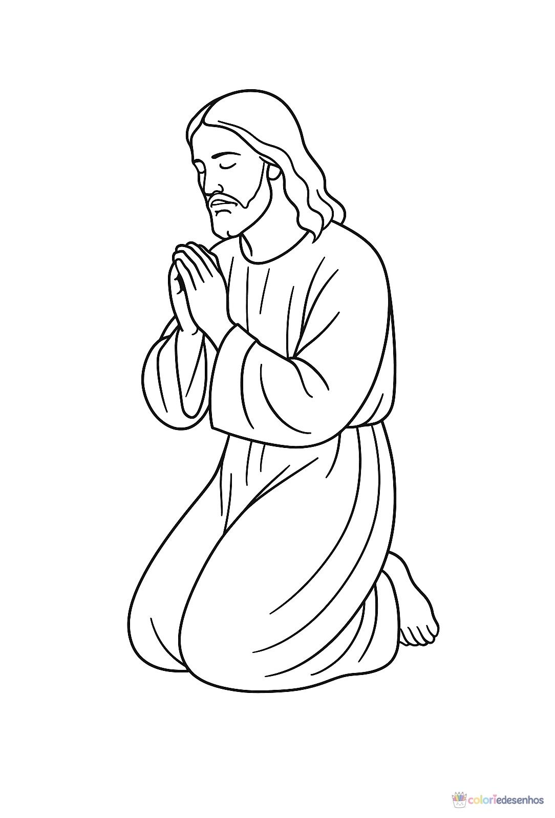 Jesus para colorir