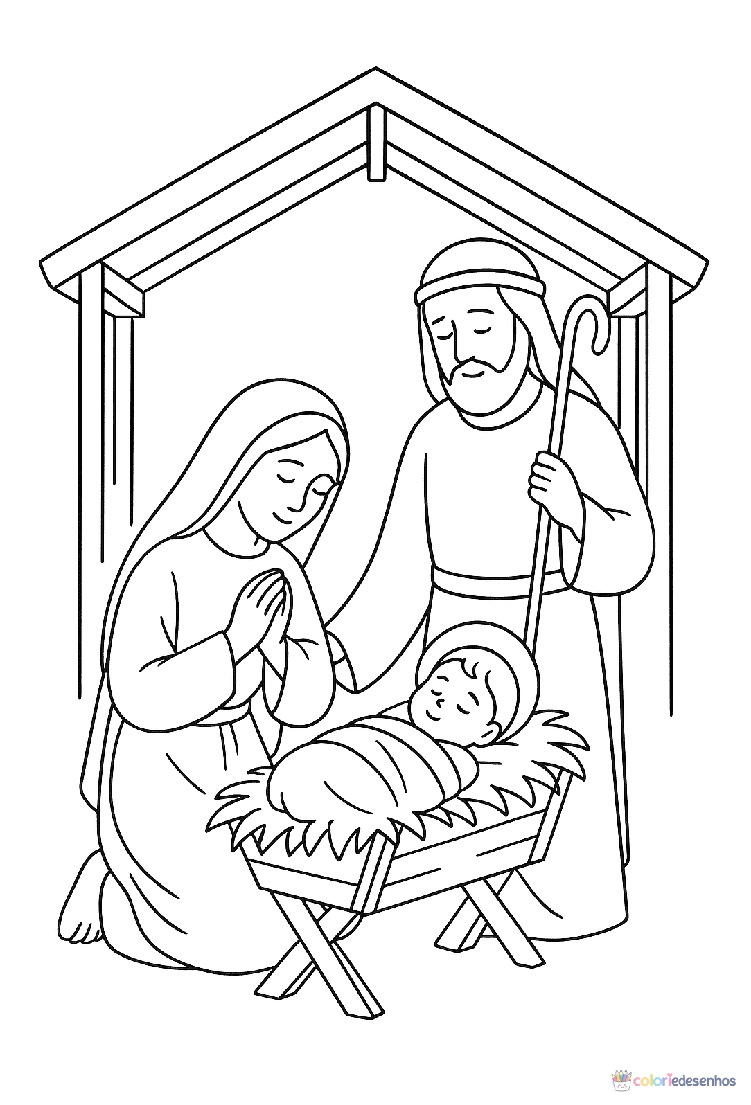 Jesus para colorir