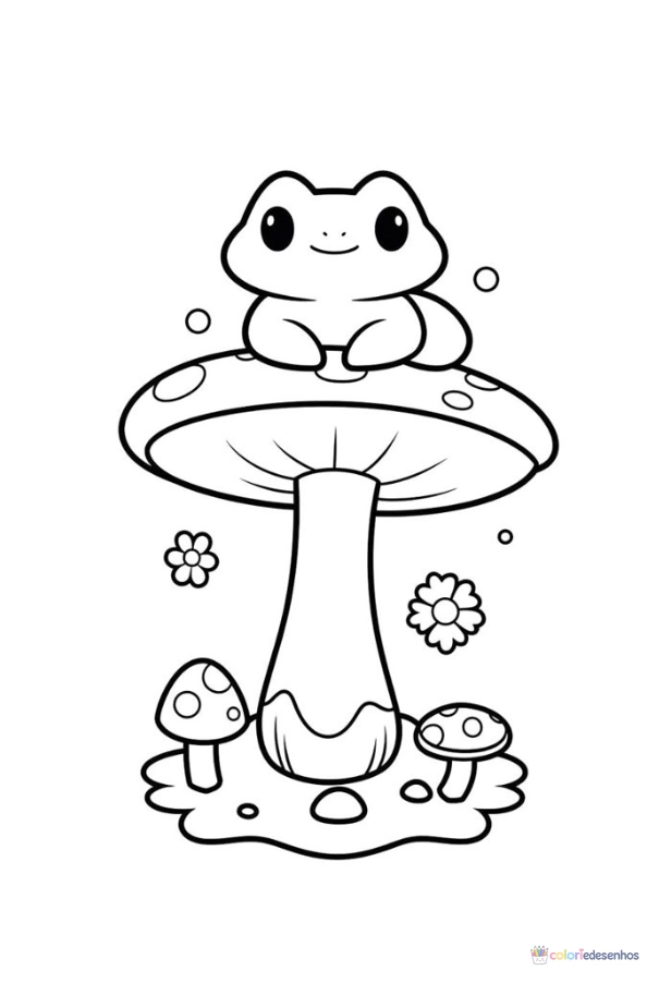 Desenhos Kawaii para imprimir e colorir para colorir