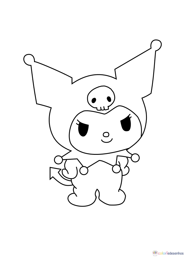 Kuromi para colorir