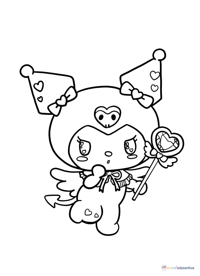 Kuromi para colorir
