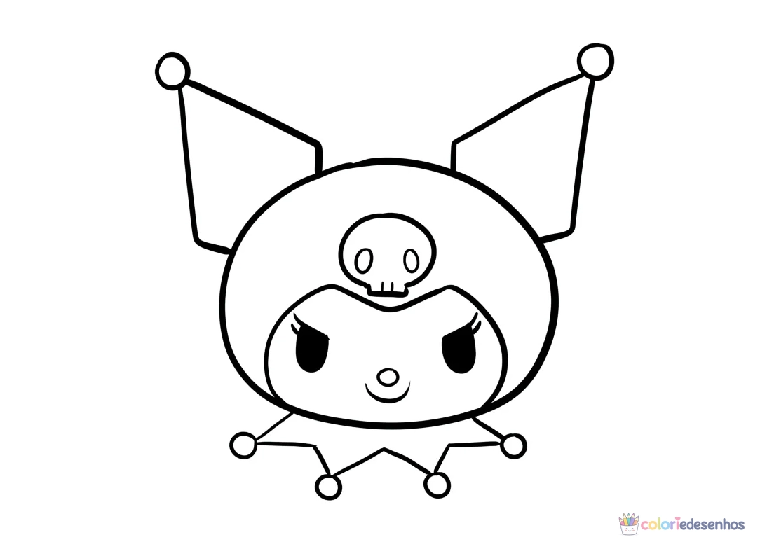 Kuromi para colorir
