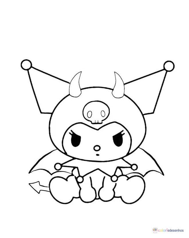 Kuromi para colorir