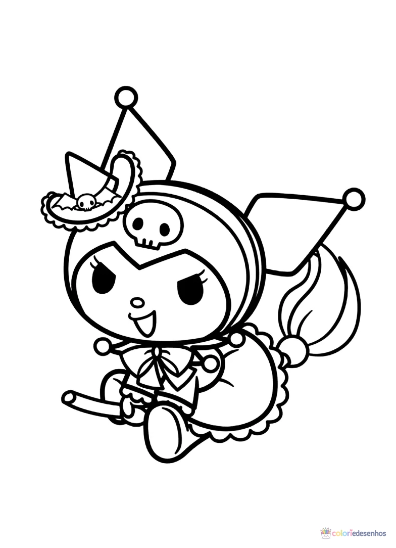 Kuromi para colorir