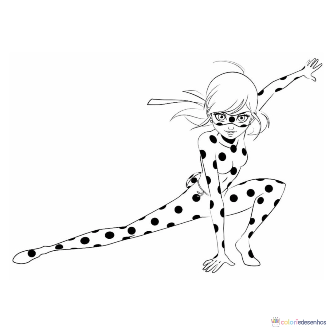 Ladybug para colorir