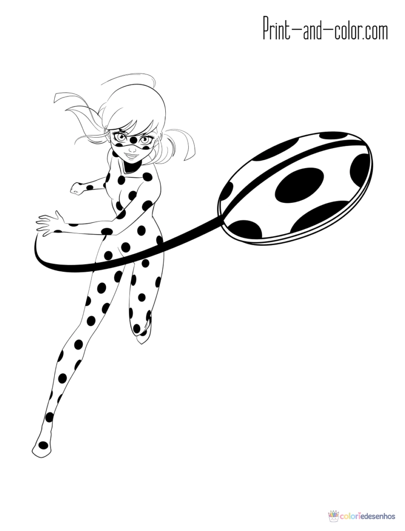 Ladybug para colorir