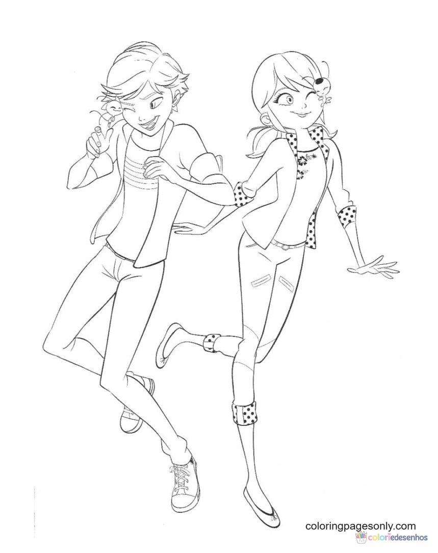 Ladybug para colorir