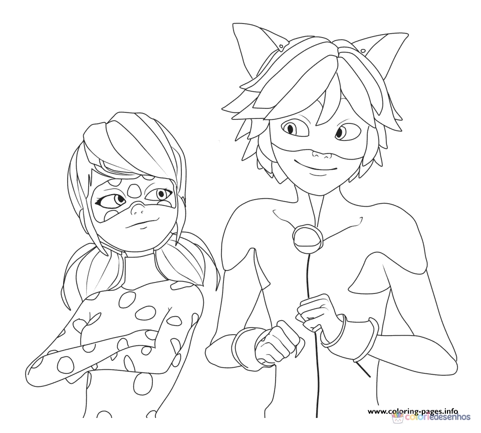 Ladybug para colorir