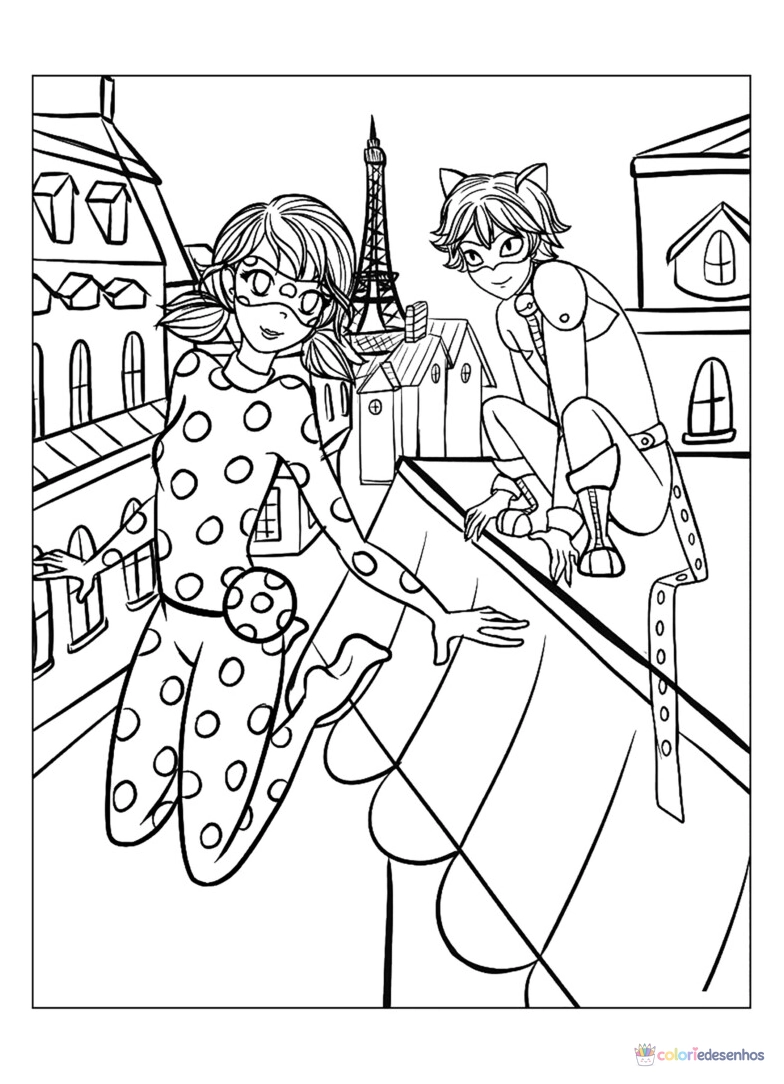 Ladybug para colorir