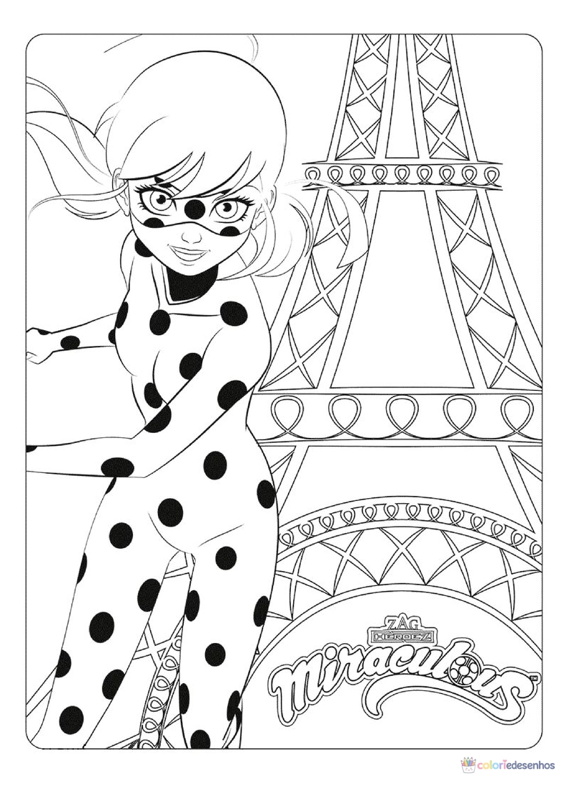 Ladybug para colorir