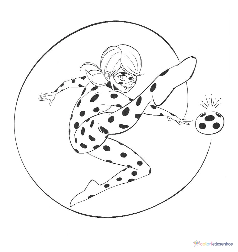 Ladybug para colorir