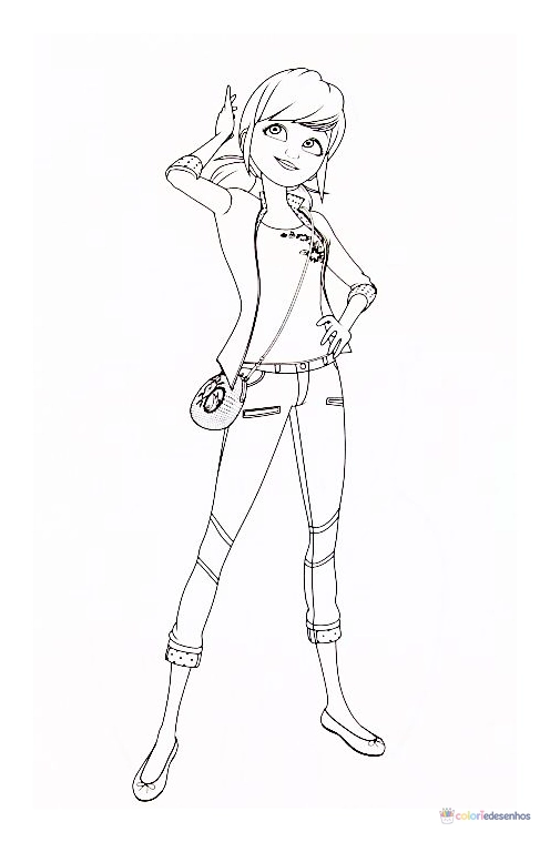 Ladybug para colorir