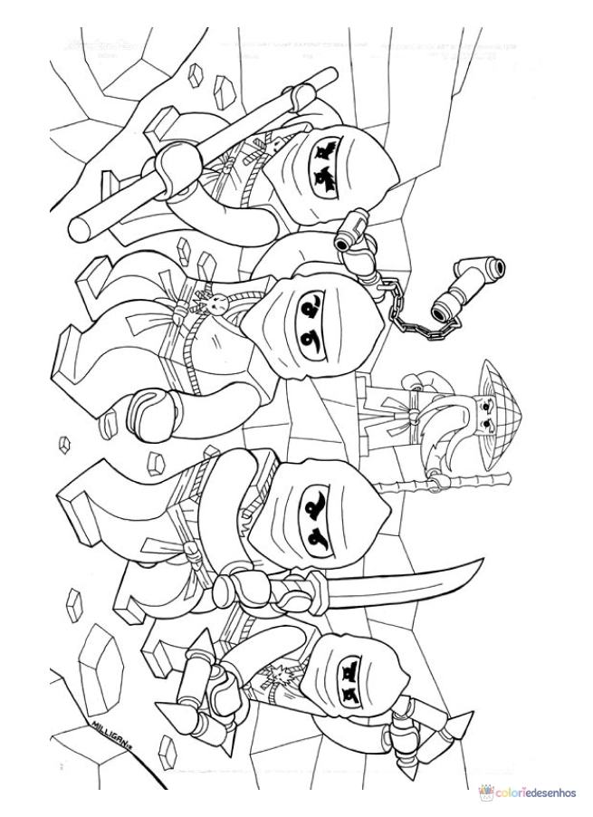 Lego para colorir