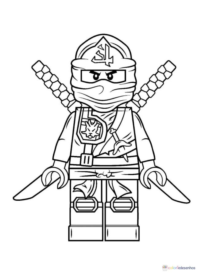 Lego para colorir