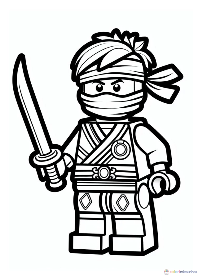 Lego para colorir