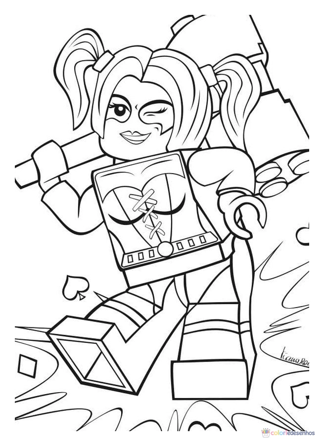 Lego para colorir