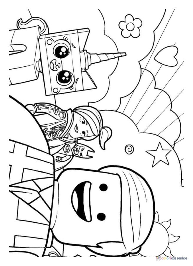 Lego para colorir