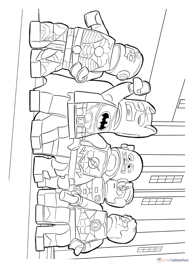 Lego para colorir