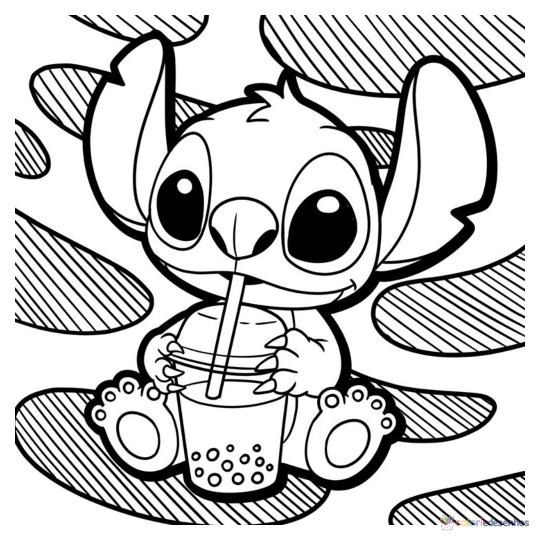 Lilo e Stich para imprimir e colorir para colorir