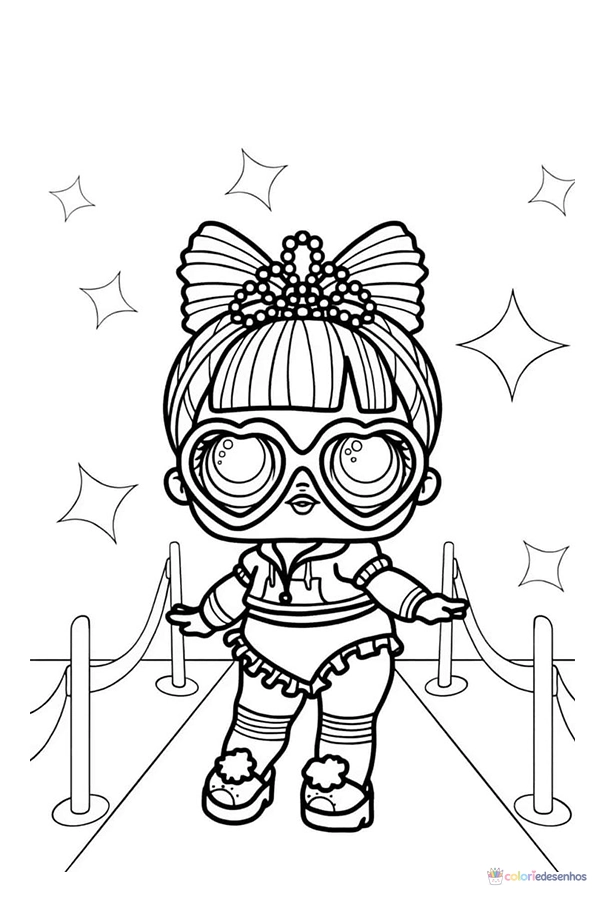 LOL Surprise para colorir