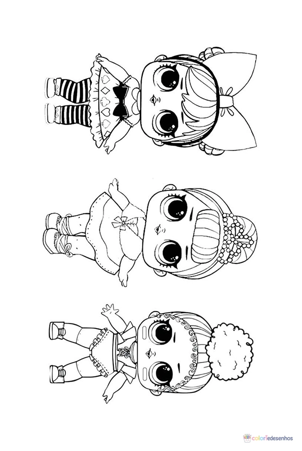 LOL Surprise para colorir