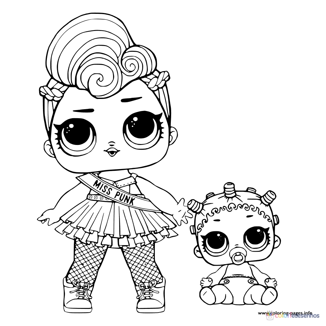 Desenhos de LOL Surprise para colorir