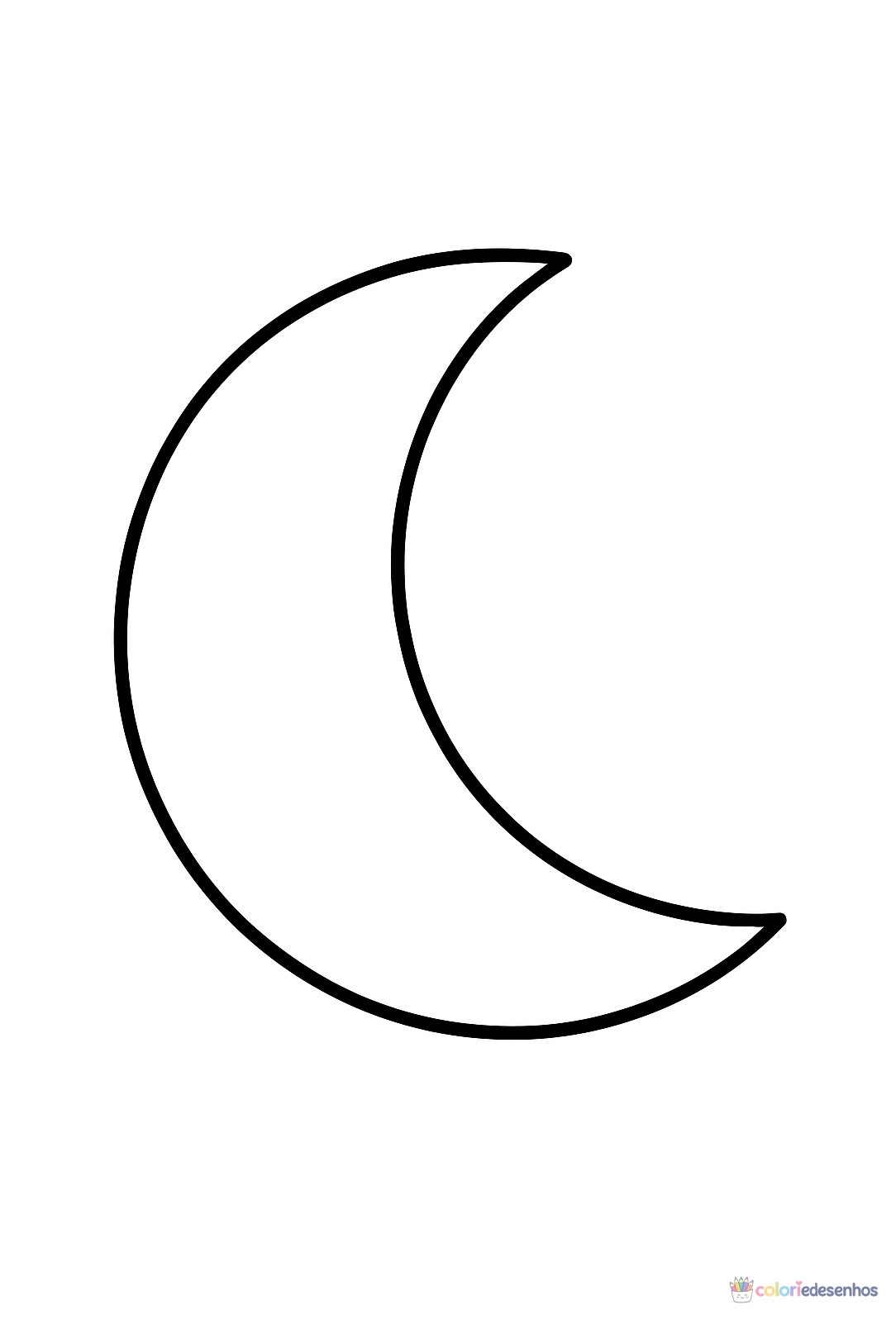 Lua para colorir
