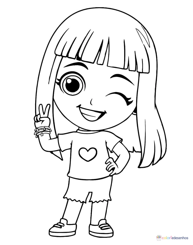 Luccas Neto para colorir