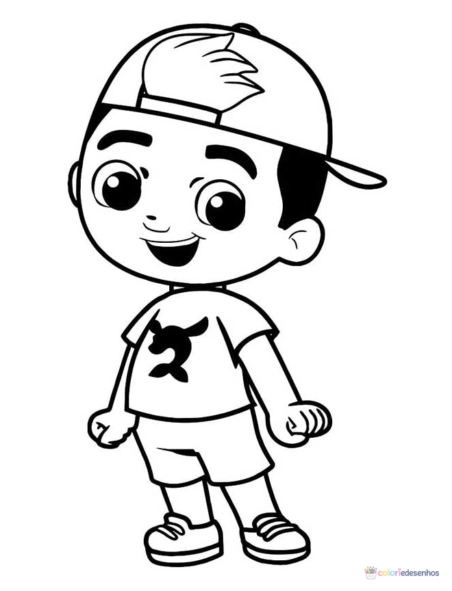 Luccas Neto para colorir
