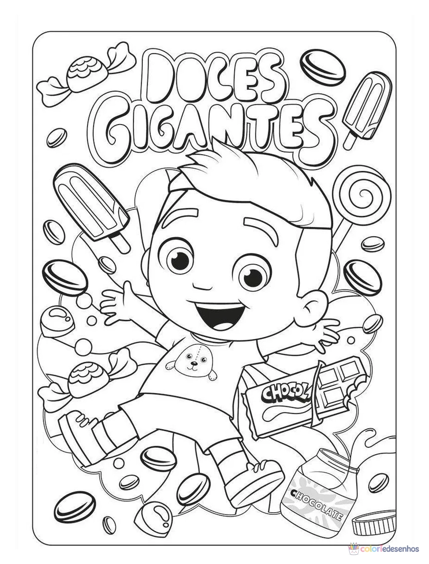 Luccas Neto para colorir