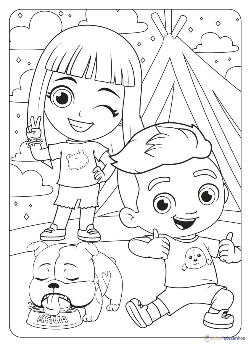 Luccas Netto para colorir