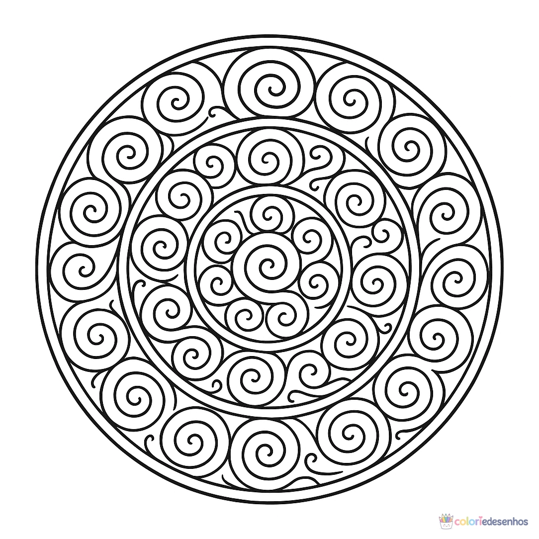 Mandala para colorir