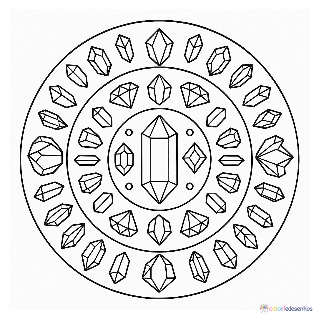 Mandala para colorir