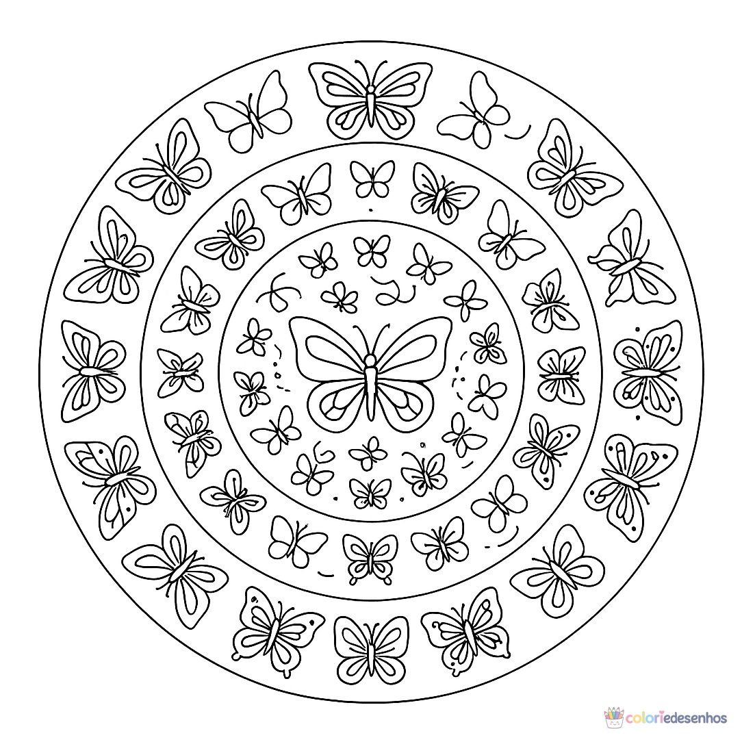 Mandala para colorir