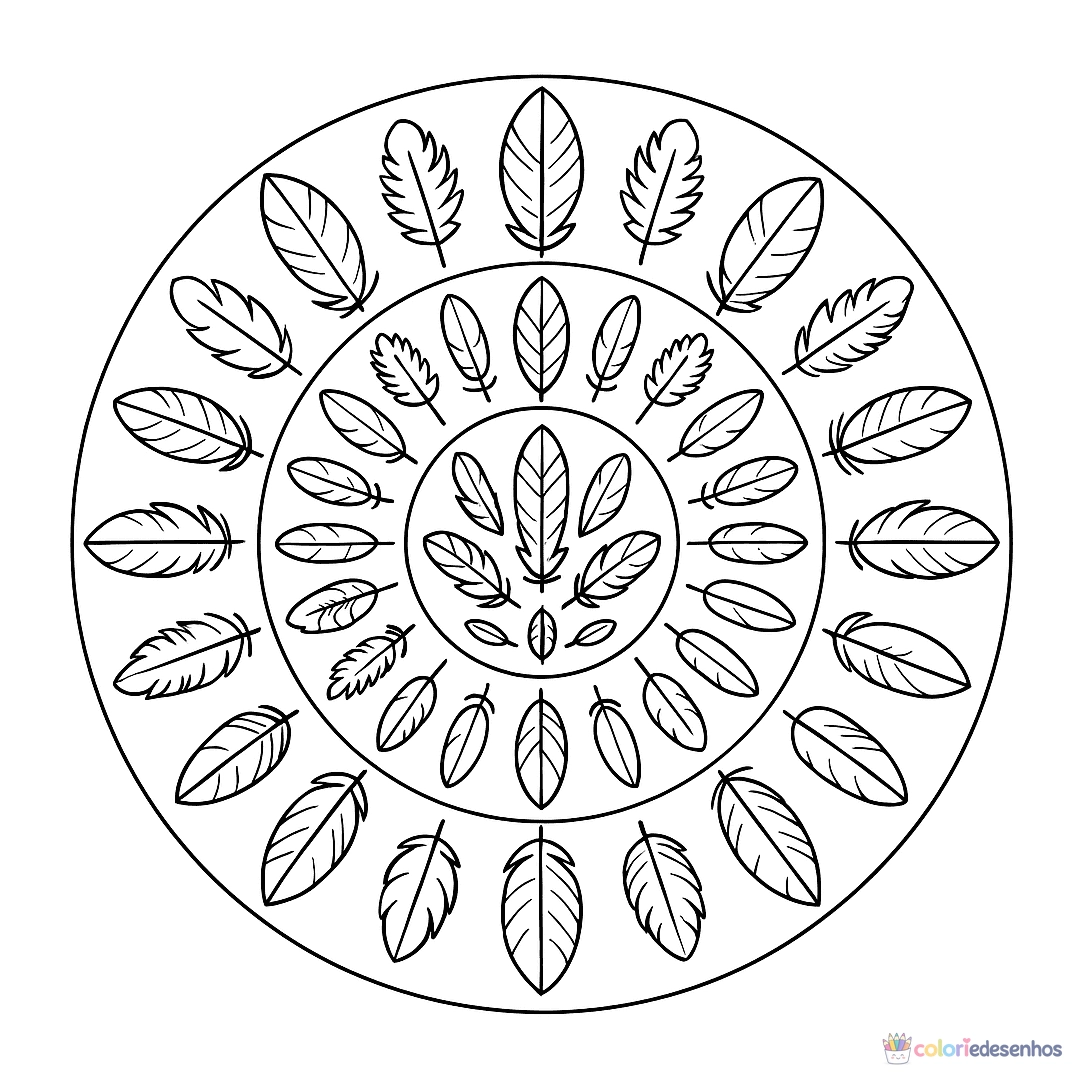 Mandala para colorir