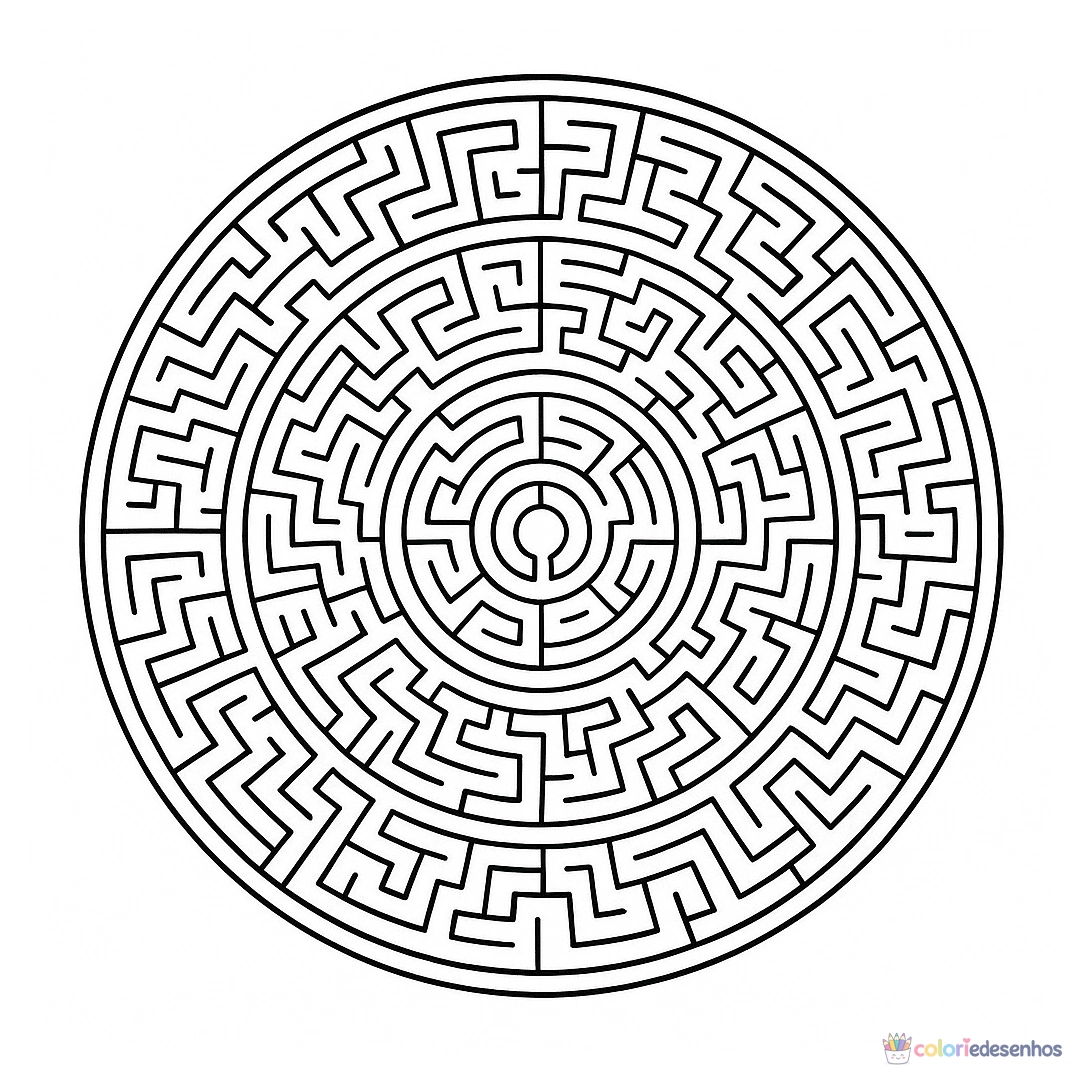 Mandala para colorir
