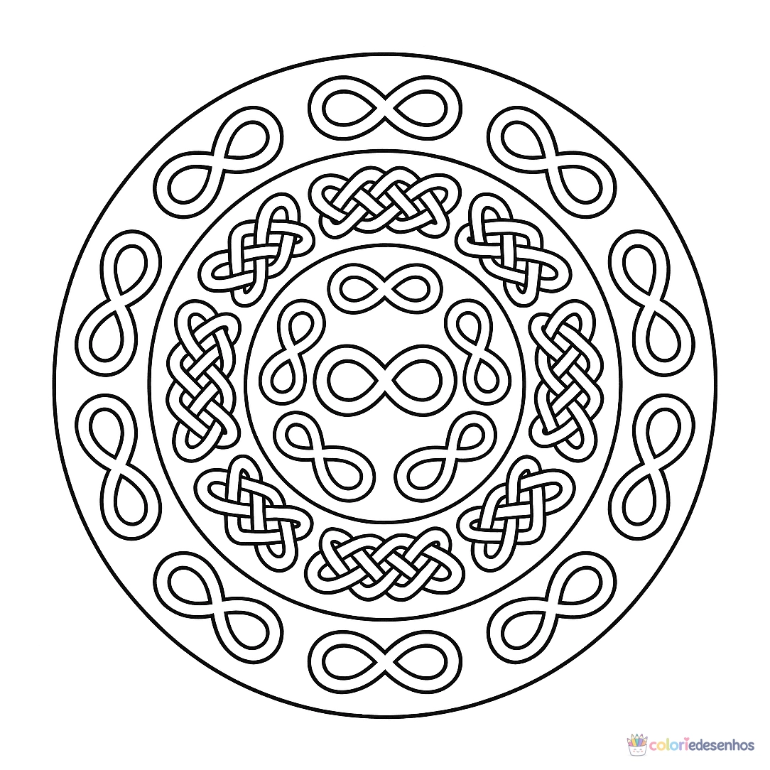 Mandala para colorir
