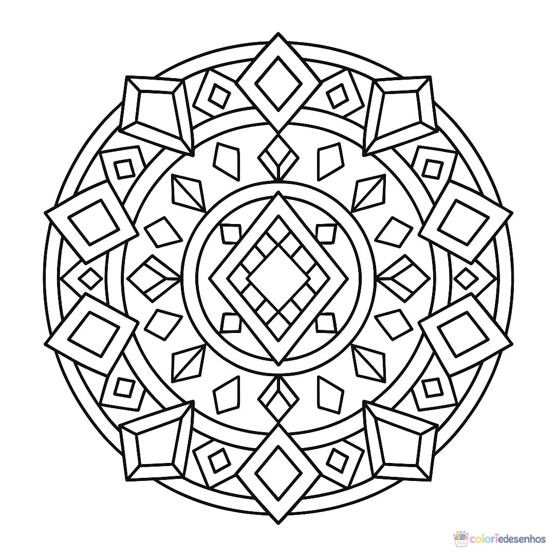 Mandala para colorir